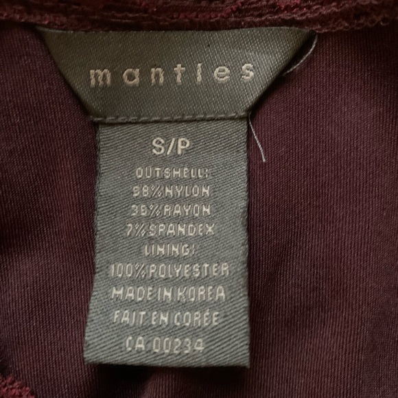 Lace maroon top - Picture 2 of 3